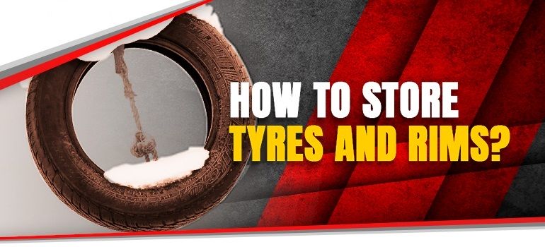 how to store tyres and rims